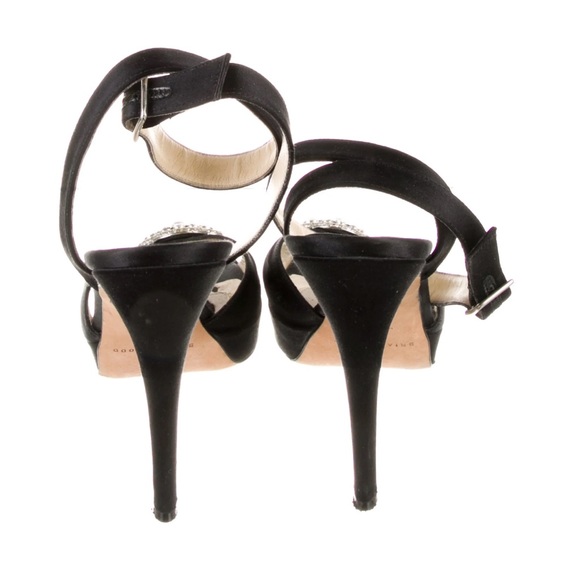 Brian Atwood Satin Sandals - Picture 4 of 5